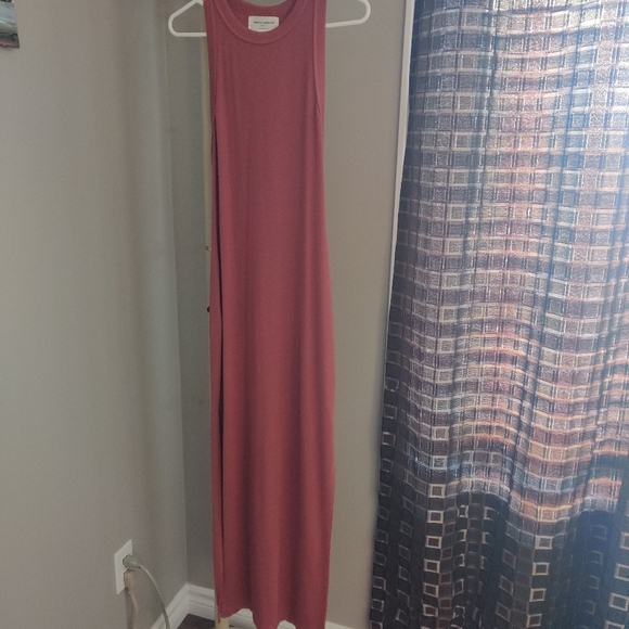 Spiritual Gangster Simon Rib Maxi Dress in Canyon - Picture 4 of 8